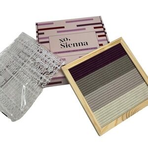 𝅺NWT XO, Sienna Felt Message Board Purple and Grey Gradient